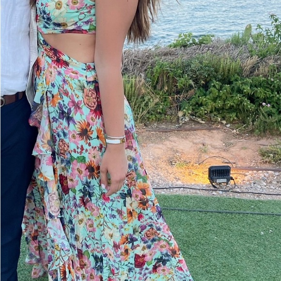 AQUA Printed Cutout Dress - Picture 5 of 6